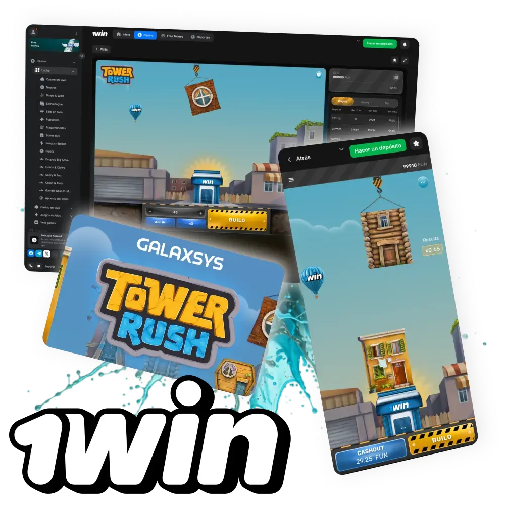 Tower Rush 1win in India